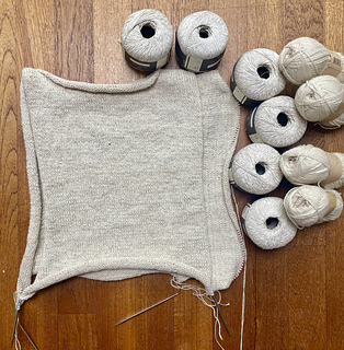 Start of the first sleeve