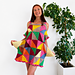 Scrap Yarn Granny Dress pattern 
