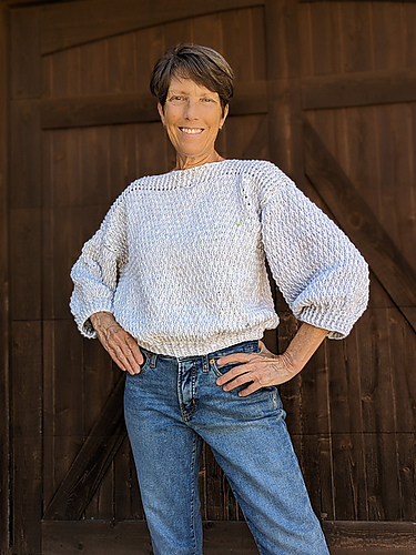 Cropped Alpine Stitch Sweater photo 12
