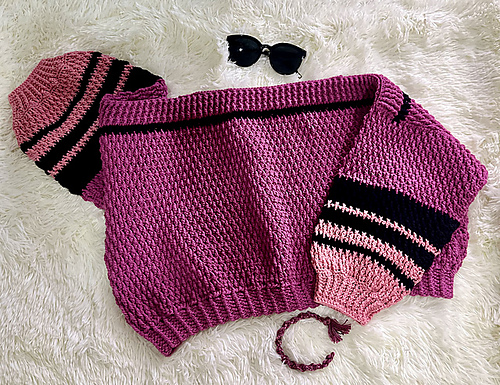 Cropped Alpine Stitch Sweater photo 8