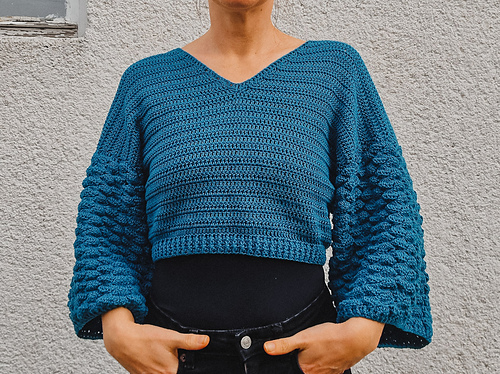 【hyke】2024SS　CROCHETED SWEATER hyke】2024SS CROCHETED SWEATER