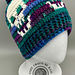 Skulls Halloween Overlay Mosaic Hat pattern