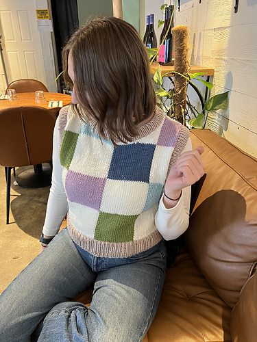 Checkered Vest