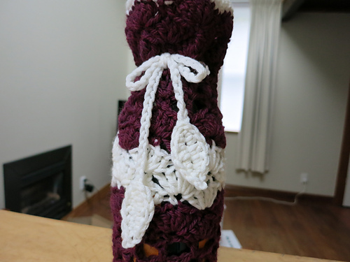 Shells & Lace Wine Bottle Gift Bag photo 1