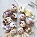 Little Sheep keyring, brooch or small toy pattern
