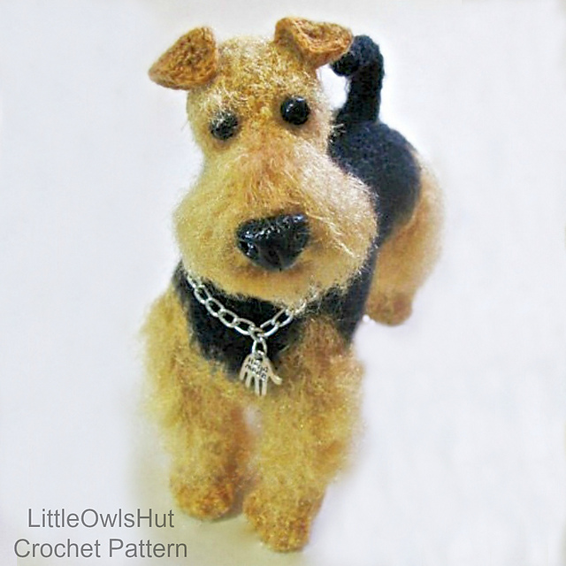 Welsh Terrier Perro Animal tradicional tarjeta de Navidad Personalizado