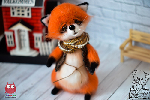Ravelry: 262 Faithful Friends Cat, Mouse, Fox pattern by LittleOwlsHut