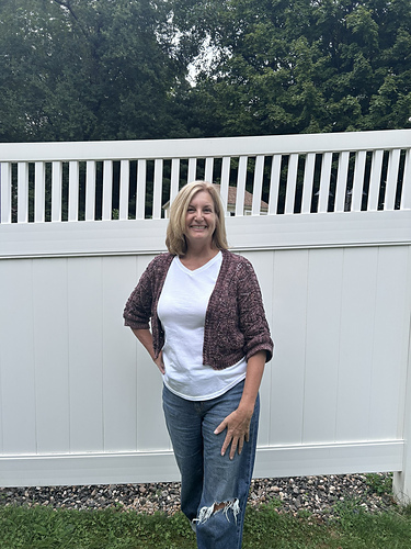Chevron Belle Shrug - byKathKKell
