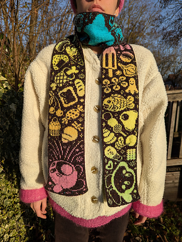 Ravelry: Gourmet Food Scarf pattern by Katharina Kuntz