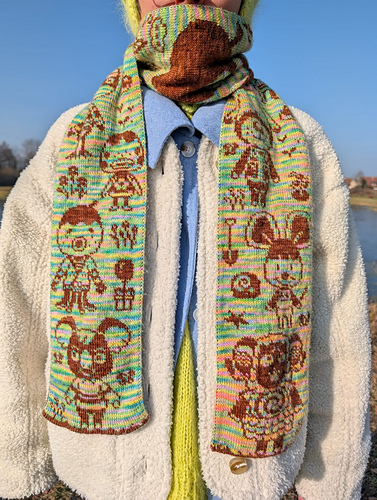 Animal Neighborhood Scarf