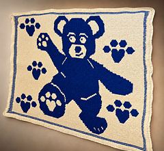 Teddy Bear LovePrints Blanket
Overlay Mosaic Crochet
Pattern and Chart