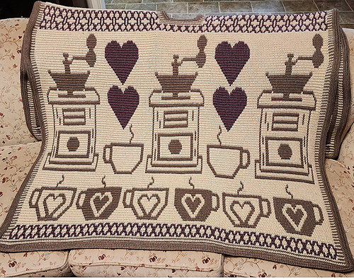Comfy Coffee Blanket Wrap