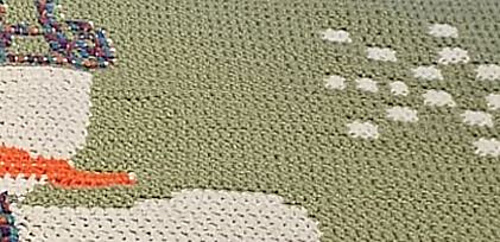 Snowman Blanket
Overlay Mosaic Crochet
Fully Written Pattern and chart