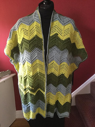 Ravelry: Christine Kimono or Ruana pattern by Kathryn Middleton