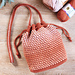 Spring Escape Drawstring Bag pattern 