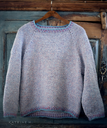 Milkyway Top-Down Raglan Sweater