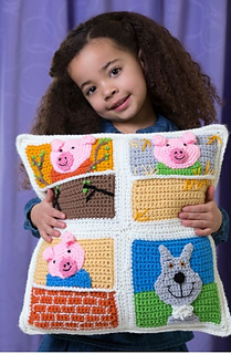 Ravelry: Three Little Pigs Pillow pattern by Michele Wilcox