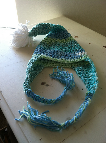Striped Pixie Earflap Hat photo 6