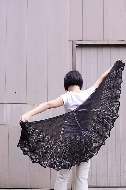 ravelry butterfly shawl