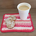 Sweet Honeycomb Mug Rug pattern 
