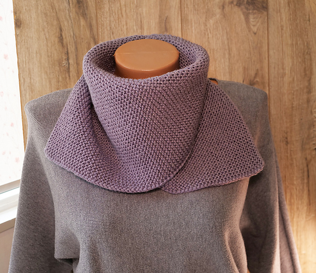 Ravelry Snood easy rectangular pattern by Katerina Mushyn