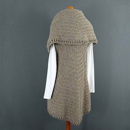 The Simplicity Round Cardigan S - 5XL - Kiki Crochet Designs