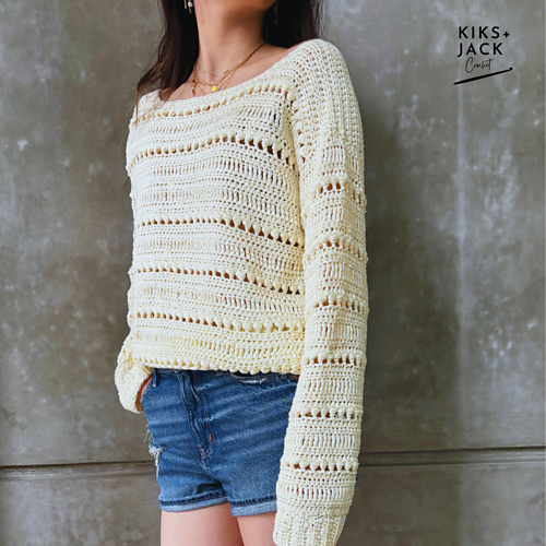 Spring to Fall Crochet Sweater photo 4