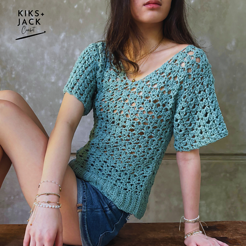 Nybegynner Lase Genser - Kiks + Jack Crochet