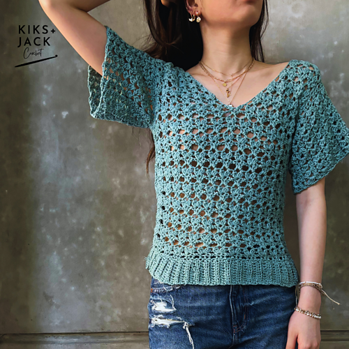 Nybegynner Lase Genser - Kiks + Jack Crochet