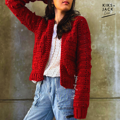 Happy Holidays Easy Crochet Cardigan photo 4