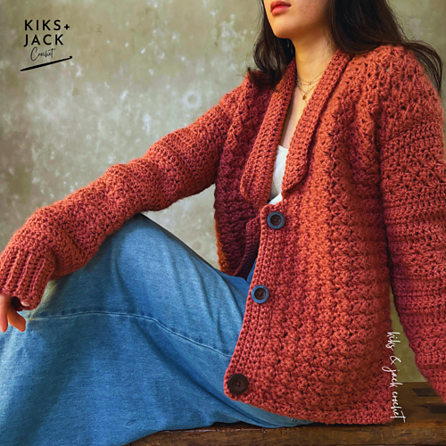 London Chunky Crochet Cardigan photo 1