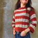 Cinnamon Cozy Stripe Crochet Sweater pattern 