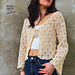 Lacy Holiday Tie-Up Cardigan photo 4