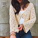 Lacy Holiday Tie-Up Cardigan photo 3
