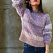 The Blackberry Fluffy Crochet Sweater pattern 