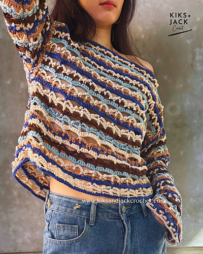 The Beach Mesh Crochet Top
