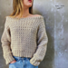 Wide Shoulder Crochet Sweater photo 3