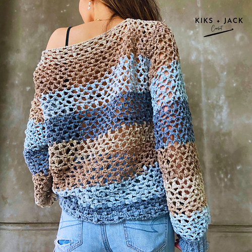 Nusa Mesh Net Crochet Sweater photo 2