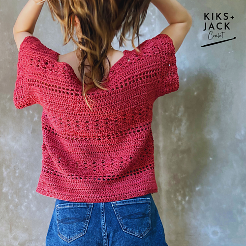 Holiday Lace & Mesh Crochet Top photo 3