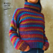 The Rachel Mock High Neck Crochet Sweater photo 4