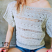 Sea to Sky Short Sleeve Crochet Top photo 3