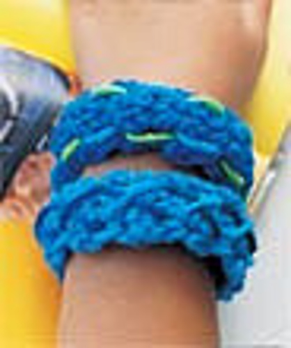Kids Crochet Headband, Wrist band, Belt photo 5