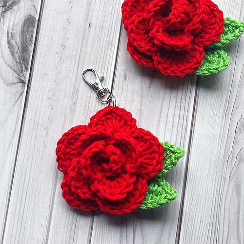 Rose Keychain