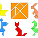 Tangram pattern 