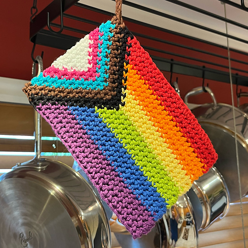 Progress Pride Hot Pad