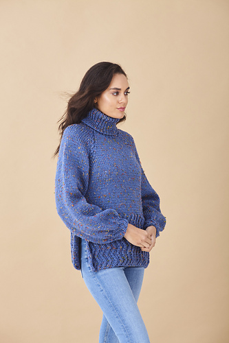 アンドコール　ドッキングリブニット Ravelry: 6110 Sweater and Cardigan pattern by King Cole Ltd