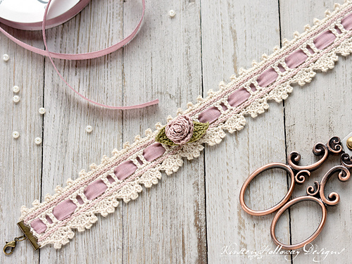 Ravelry: Antique Lace Wedding Choker pattern by Kirsten Holloway
