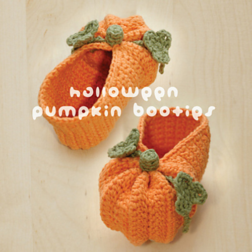 Ravelry: Halloween Pumpkins Baby Booties pattern by Kittying Ying