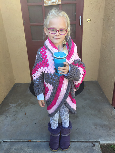 Kids Granny Square Sweater photo 3