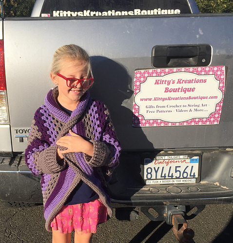 Kids Granny Square Sweater photo 1